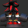 Back.jpg Shadow the Hedgehog lifting weights