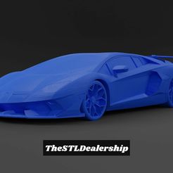 Untitled-design-1.jpg Lamborghini Aventador SVJ STL FILE FOR RESIN PRINTING CAR MODEL