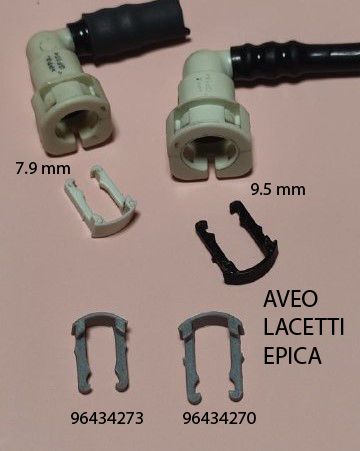 Fuel Line Clip Retainer 96434270 & 96434273 for Chevrolet Lacetti / Aveo (5/16" & 3/8")