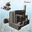 1-PREM.jpg Modern brick factory with large chimney and access arch (intact version) (4) - Modern WW2 WW1 World War Diaroma Wargaming RPG Mini Hobby