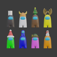 2020-10-25 (9).png Pack 8 Models Among Us Various Hats
