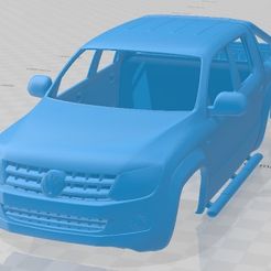 Volkswagen-Amarok-Crew-Cab-2010-1.jpg Fichier 3D Volkswagen Amarok Crew Cab 2010 Carrosserie imprimable・Plan imprimable en 3D à télécharger