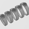 wf0.jpg 3MF file Small Diamond Octagonal ring US sizes 5to9 3D print model・3D printing model to download, RachidSW