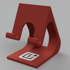 Porta_telefono_-_OnePlus_edition_4-3.png Download free STL file Phone Stand - OnePlus edition • 3D printer template, Pdor_Projects