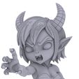 00.jpg Sweet Mini Funny Demon Lady Chibi