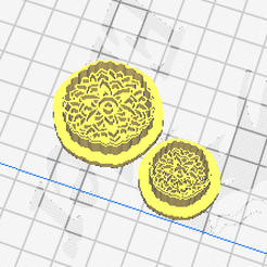 mandalas.png STL file Set of 2 Mandala Polymer Clay Cutters and Stamps (4 pcs total)・3D printable model to download, kayelle