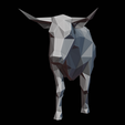 Taurus_01.png Taurus Zodiac Bull Lowpoly Sculpture 3D print model