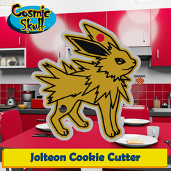 135-Jolteon-2D.png STL-Datei Jolteon Ausstechform・Modell für 3D-Drucker zum Herunterladen