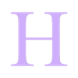 H.STL Letras del alfabeto