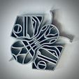 IMG_5893.jpeg STL file Bee Design Fidget Spinner and Wall Decor, Multi Piece, Snap Together・3D printing model to download