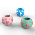 planter2.259.jpg Love Heart Shape Planter, Valentine's Day Love Decor, Surprise and Gift for Couple, Love Gift, Ready to Print, 3D STL File Digital Download