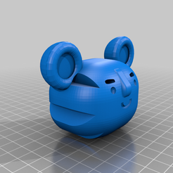 Suhorang_W.png Download free STL file Tiger Suhornag with Tinkercad • 3D printer template, Eunny