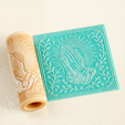 5.png Rodillo texturizador Praying Hands