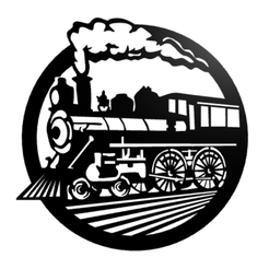 Näyttökuva-2022-01-16-192650.png Fichier STL Décoration murale de train・Modèle pour impression 3D à télécharger