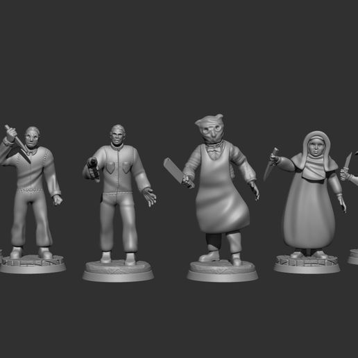 🎃 Puppet Combo Killers Set 3D Print・Free 3D File for 3D printing・Cults