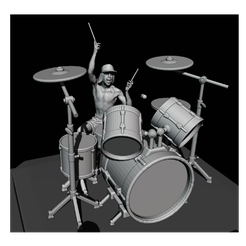 Artboard-5.png Archivo 3D Dave Grohl - Nirvana Impresión 3D・Design para impresora 3D para descargar