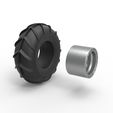 50.jpg Diecast Front wheel from Mud dragster Version 2 Scale 1:25
