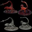 Agascorpion-statue-3.jpg Agascorpion hell monster statue fantasy agama / Scorpio POSE 3