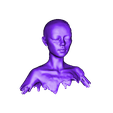 alita head and chest.obj Файл OBJ Alita battle angel Junkyard model・Модель 3D-принтера для загрузки