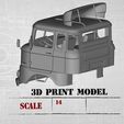 SCALE IFA W50 Long Cab 3D print model IFA W50