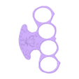 Brass knuckles.stl Engraved Brass Knuckles ( Melee-Prop ) 1/1 Scale