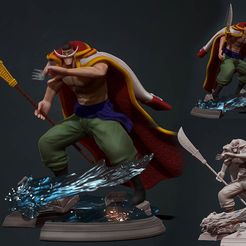 cover.jpg 3D file One Piece - Edward Newgate - Whitebeard 3d print statue・Design to download and 3D print
