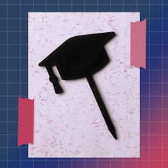 7e526ad5-71c7-4494-8cae-6b43a2164937.jpg Free STL file Graduates cap topper・Template to download and 3D print