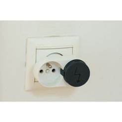 F62B7120_sq.jpg STL-Datei Power Socket Cover (type E) kostenlos・Design für 3D-Drucker zum herunterladen