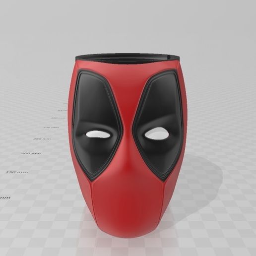 Download STL file Deadpool Cup Glass Mug • 3D printer template ・ Cults