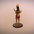 sekmeth3.png Statue model of Sekhmet Egyptian Godess 3D print model