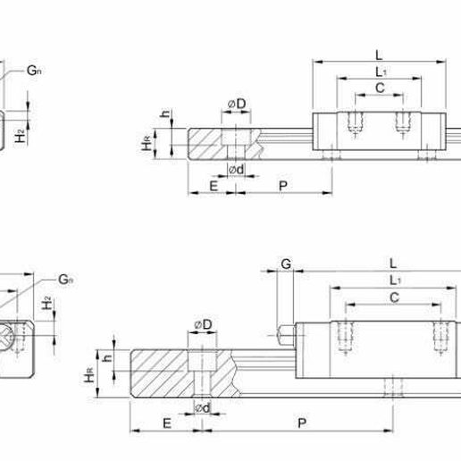 Download free STL file Creality X Gantry Carriage MGN12H Hole Drilling ...