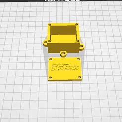 caja-receptora-hobao.jpg Файл OBJ Hobao rc приемник коробка・Шаблон для 3D-печати для загрузки
