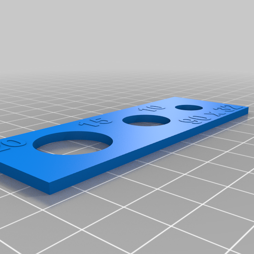 Hole calibration test - 3D model önizlemesi