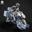 VR-041H_PB_100mm_03.jpg Blade Hurricane Pilot and Bike (100mm and 32mm Approx Height)