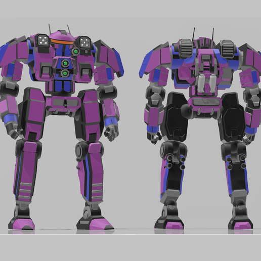 American Mecha Hammer 3D model