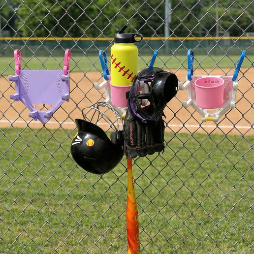 JOINSI Support mural 3 en 1 en bois pour batte de baseball, softball