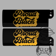 proud-black-A.png Bic Lighter Case - Proud Black
