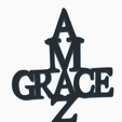 Amazing-grace-cross.png 2D Amazing Grace cross wall hanging
