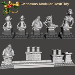 Image1.jpg STL-Datei Modularer Schreibtischaufräumer für Weihnachten - von SPARX kostenlos・3D-druckbares Design zum herunterladen