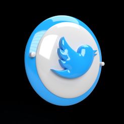 twitter.jpg 3D file Twitter Logo | 3D ICONS .V1・3D print model to download