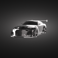 машина-9.png Download STL file Nissan GTR r35 • 3D printable design, vadim00193