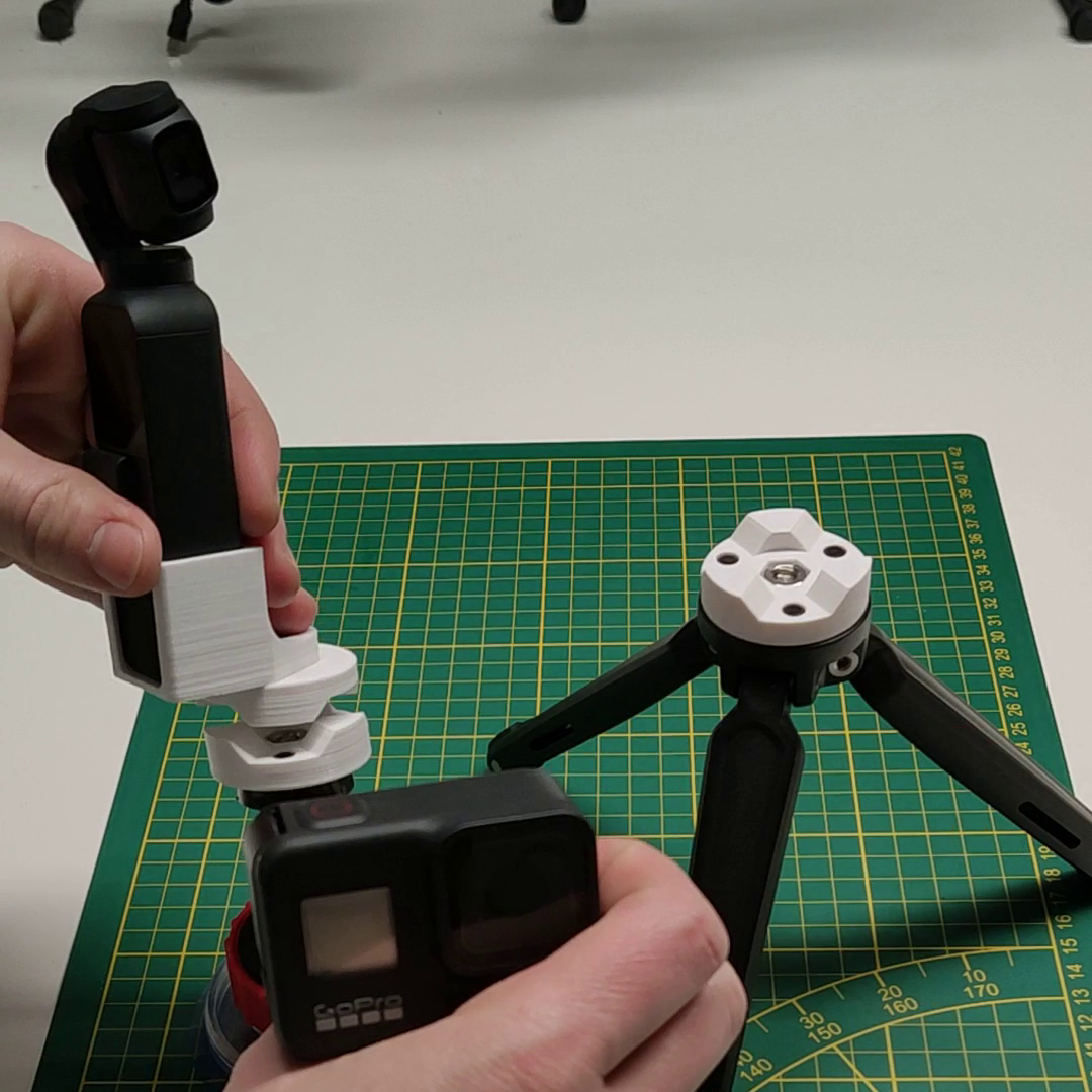 STL file quick release system for actioncams・3D print model to