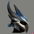 07.jpg SKYRIM DAEDRIC HELMET -The Elder Scrolls Masks 3D print model