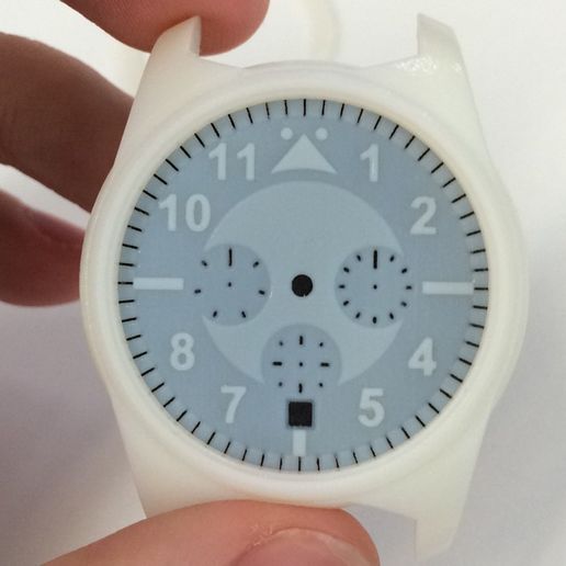 Mechanical wrist watch 3D model