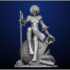 6ec5f270c5ba052b965c10d1e8104c6c_preview_featured.jpg Fichier STL gratuit Nier Automata・Design à télécharger et à imprimer en 3D