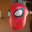spectacular-2.png Spectacular Spiderman Faceshell and Lenses STL FILE