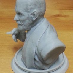 2.jpg Файл STL Sigmund Freud Bust・Модель для печати в 3D скачать