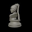 13.jpg Girl with a Pearl Earring 3D Portrait Sculpture