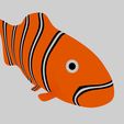 ClownFishView0.jpg Cute Clownfish 3D Model