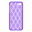 iphone 6_7_8_SE Cover Flower of Life.stl Iphone 6 7 8 Cover